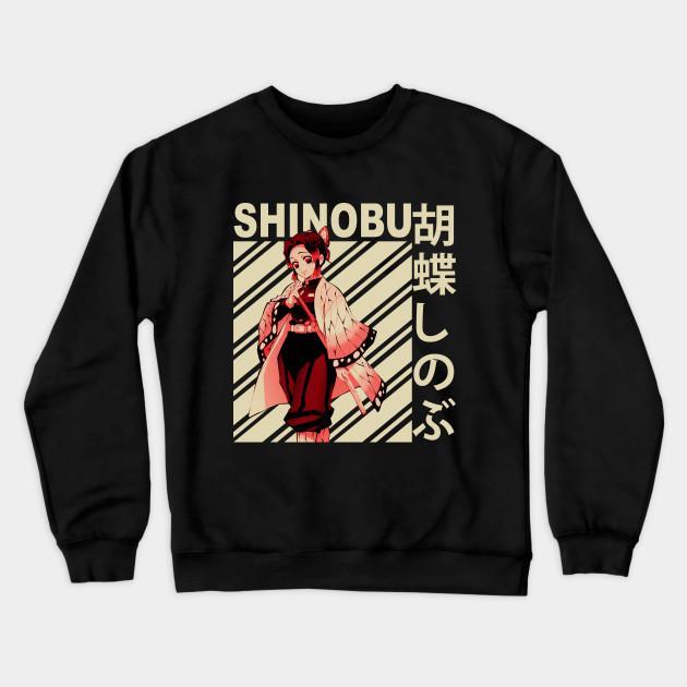 Shinobu Kocho Butterfly - Kimetsu No Yaiba Pullover Hoodie Sweatshirt V3 - Image 2