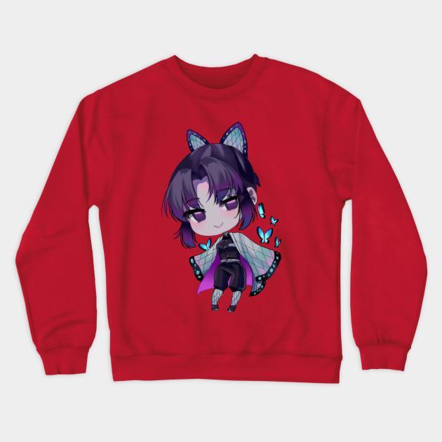Shinobu Kocho Butterfly - Kimetsu No Yaiba Pullover Hoodie Sweatshirt V4 - Image 2