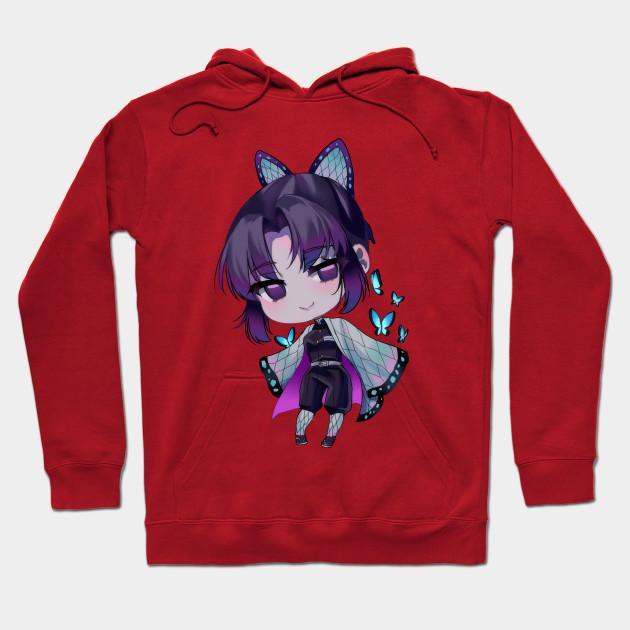Shinobu Kocho Butterfly - Kimetsu No Yaiba Pullover Hoodie Sweatshirt V4