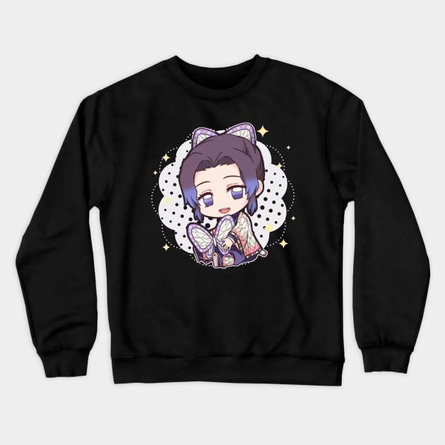 Shinobu Kocho Butterfly - Kimetsu No Yaiba Pullover Hoodie Sweatshirt V6 - Image 2