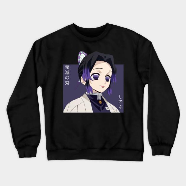 Shinobu Kocho Butterfly - Kimetsu No Yaiba Pullover Hoodie Sweatshirt V7 - Image 2