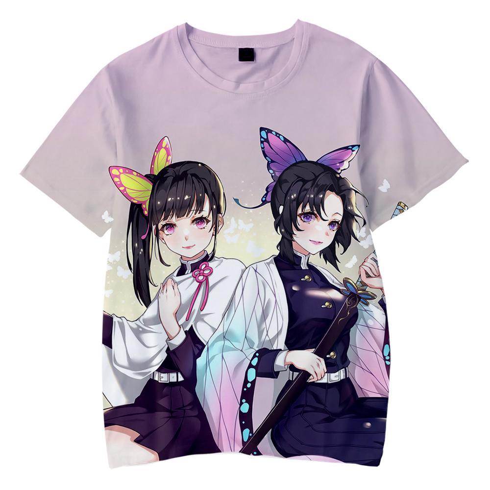 Shinobu x Kanao - Demon Slayer - Kimetsu No Yaiba 3D T-Shirt V1