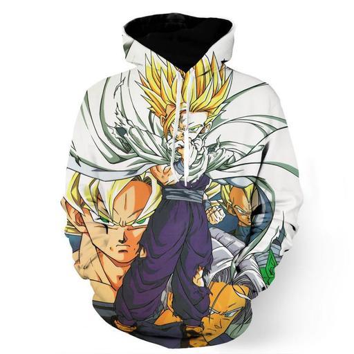 Son Gohan Dragon Ball Z 3D Pullover Hoodie V5