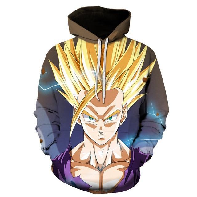 Son Gohan Dragon Ball Z 3D Pullover Hoodie V7