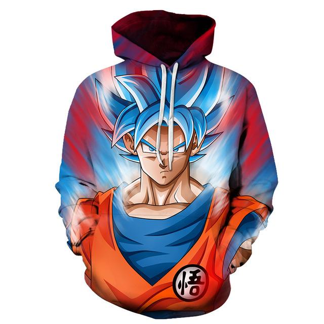 Son Goku Dragon Ball Z 3D Pullover Hoodie V34