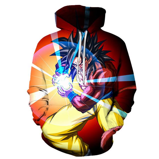 Son Goku Dragon Ball Z 3D Pullover Hoodie V35