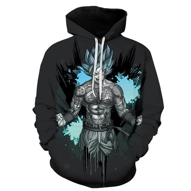 Son Goku Dragon Ball Z 3D Pullover Hoodie V36