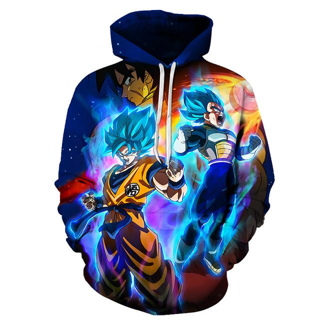 Son Goku Dragon Ball Z 3D Pullover Hoodie V40
