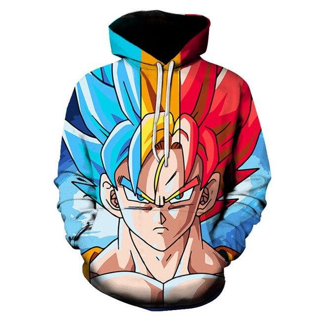 Son Goku Dragon Ball Z 3D Pullover Hoodie V46