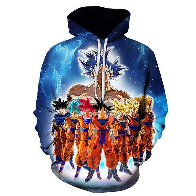 Son Goku Dragon Ball Z 3D Pullover Hoodie V51