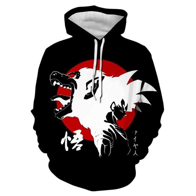 Son Goku Dragon Ball Z 3D Pullover Hoodie V52