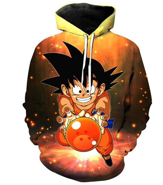 Son Goku Dragon Ball Z 3D Pullover Hoodie V63