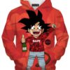 Son Goku Dragon Ball Z 3D Pullover Hoodie V64