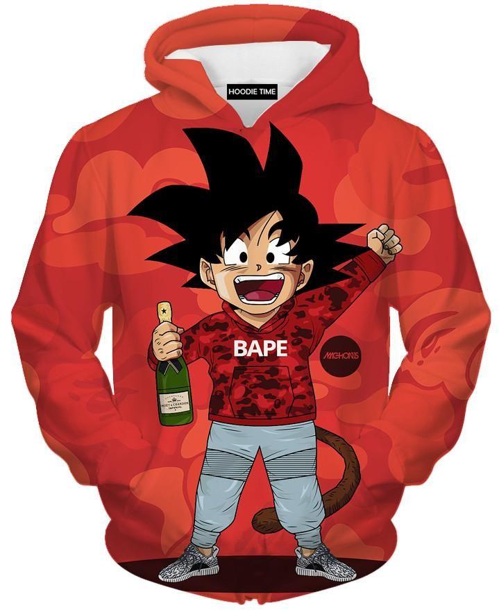 Son Goku Dragon Ball Z 3D Pullover Hoodie V64