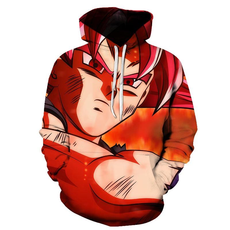 Son Goku Dragon Ball Z 3D Pullover Hoodie V9