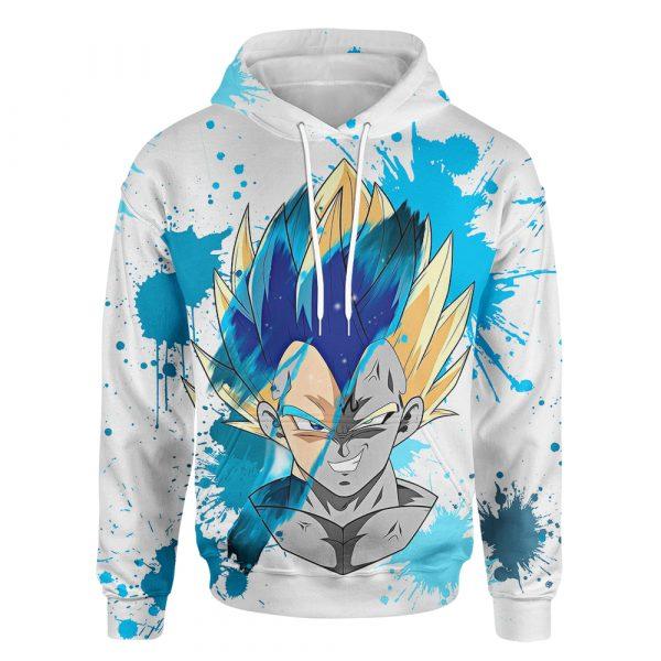Son Goku Paint Dragon Ball Z 3D Pullover Hoodie