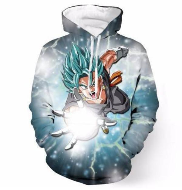 Son Goku Power Dragon Ball Z 3D Pullover Hoodie