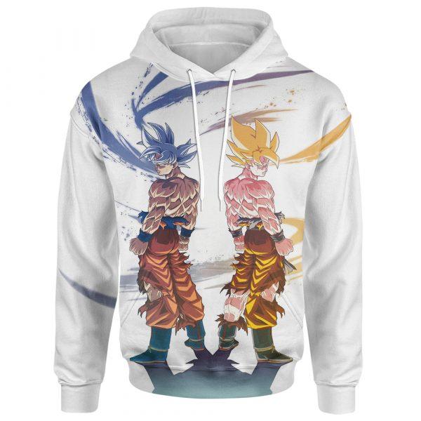 Son Goku Super Saiyan Double Dragon Ball Z 3D Hoodie
