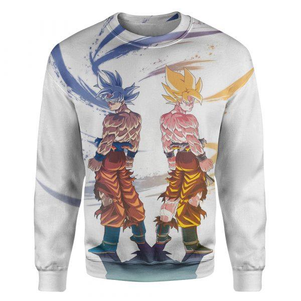 Son Goku Super Saiyan Double Dragon Ball Z 3D Sweatshirt