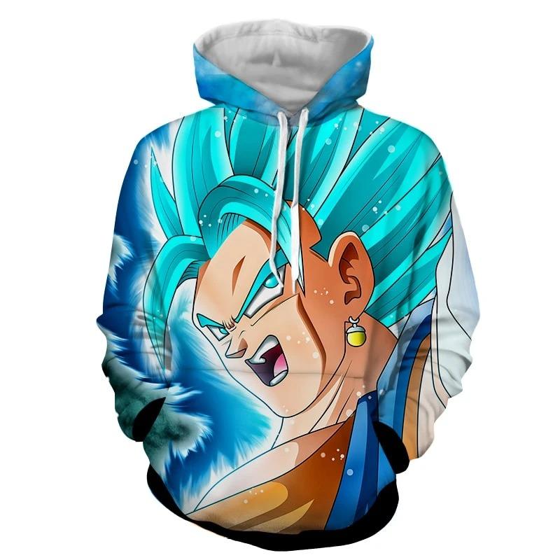 Son Goku Super Saiyan Dragon Ball Z 3D Pullover Hoodie