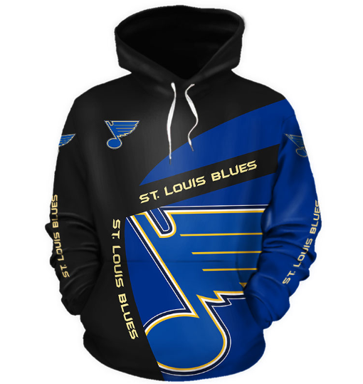 St. Louis Blues Symbol 3D Printed Pullover Hoodie