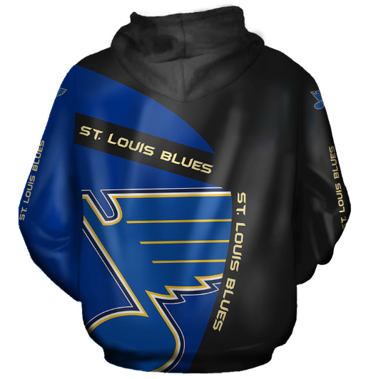 St. Louis Blues Symbol 3D Printed Zipper Hoodie Jacket - Image 2