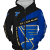 St. Louis Blues Symbol 3D Printed Zipper Hoodie Jacket