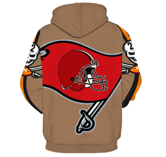 Tampa Bay Buccaneers 3D Pullover Hoodie - Image 2
