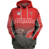 Tampa Bay Buccaneers Name In Sleeve 3D Pullover Hoodie
