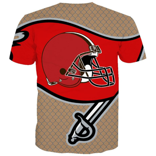 Tampa Bay Buccaneers Stylized Logo 3D T-Shirt - Image 2