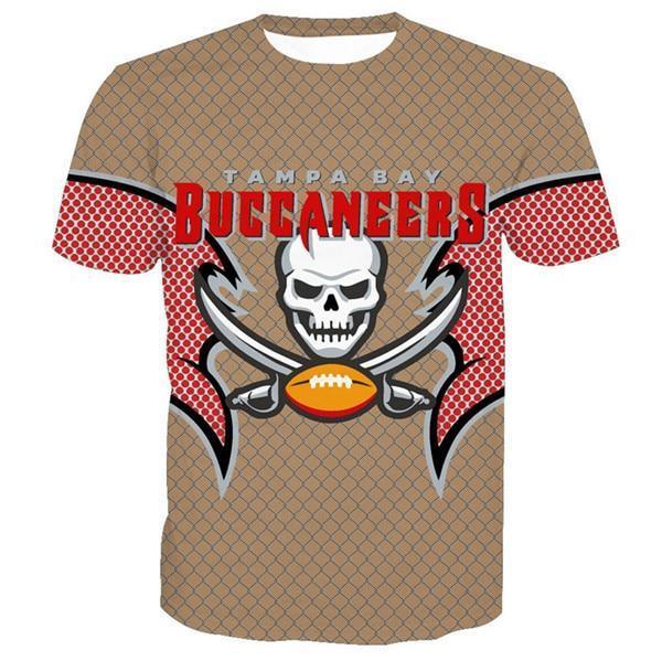 Tampa Bay Buccaneers Stylized Logo 3D T-Shirt