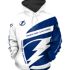 Tampa Bay Lightning Symbol 3D Printed Pullover Hoodie