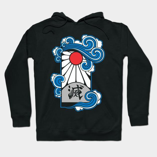 Tanjiro Earing - Demon Slayer - Kimetsu No Yaiba Pullover Hoodie Sweatshirt V2