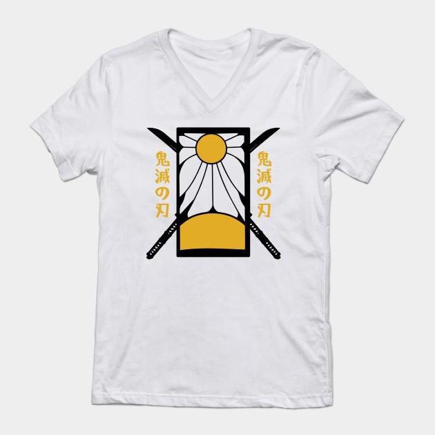 Tanjiro Earing - Demon Slayer - Kimetsu No Yaiba T-Shirt V2 - Image 2