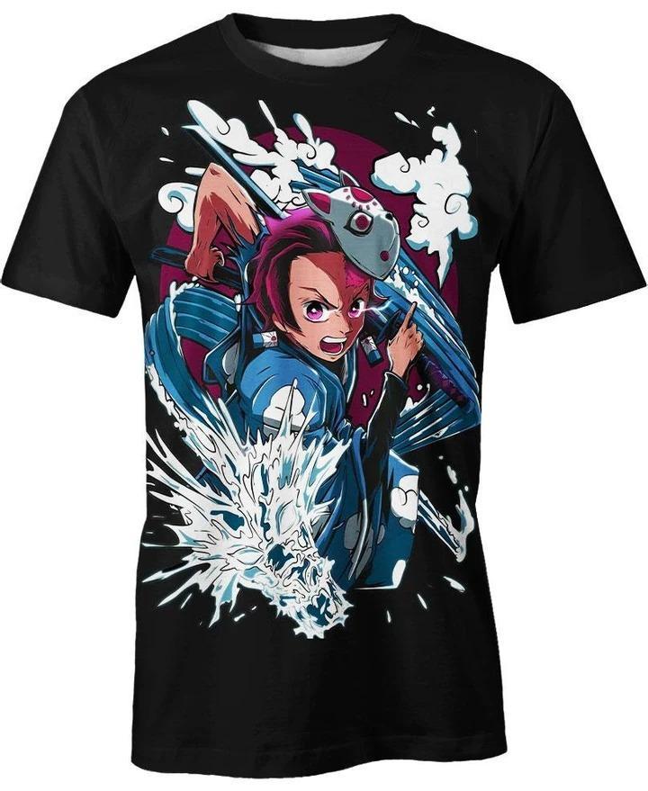 Tanjiro Kamado - Demon Slayer - Kimetsu No Yaiba 3D T-Shirt V18
