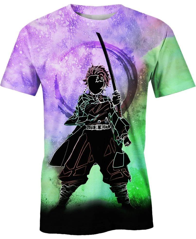 Tanjiro Kamado - Demon Slayer - Kimetsu No Yaiba 3D T-Shirt V19