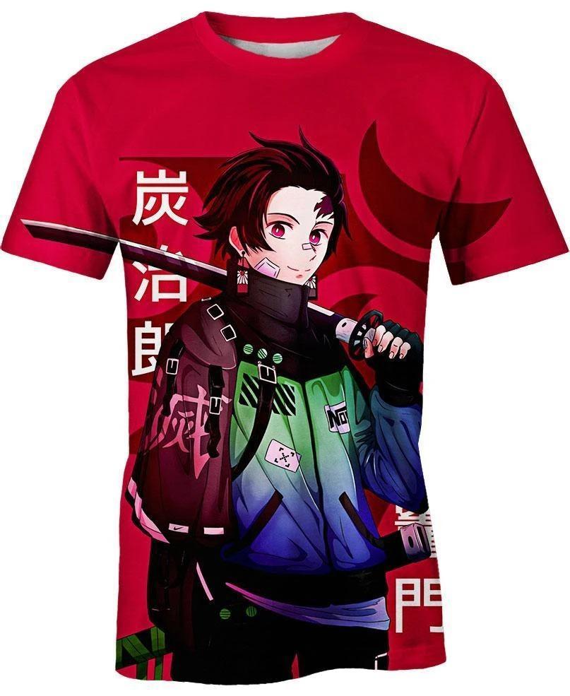 Tanjiro Kamado - Demon Slayer - Kimetsu No Yaiba 3D T-Shirt V20