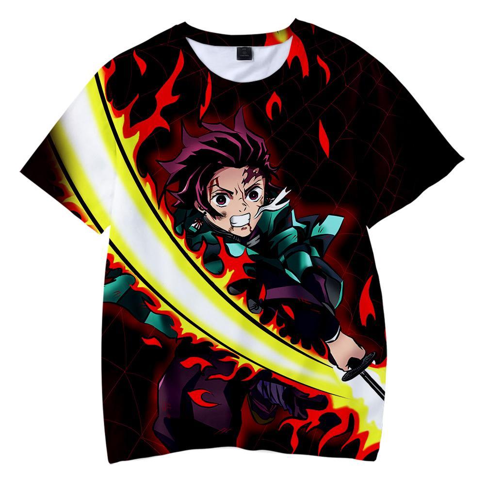 Tanjiro Kamado - Demon Slayer - Kimetsu No Yaiba 3D T-Shirt V9