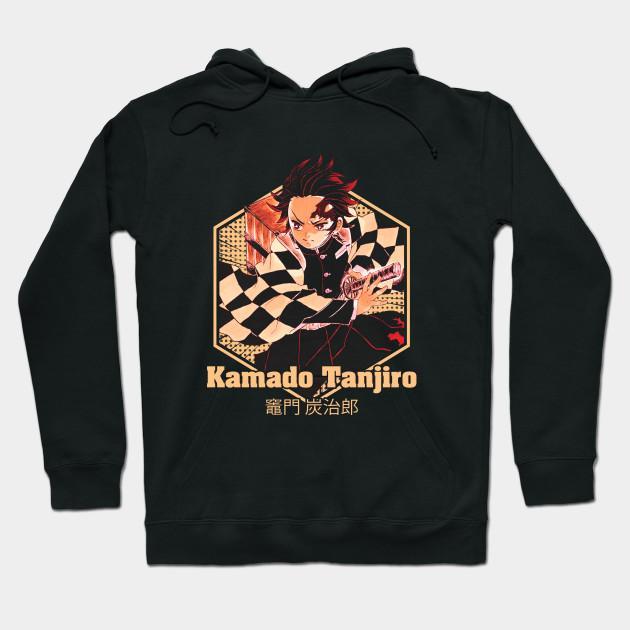 Tanjiro Kamado - Demon Slayer - Kimetsu No Yaiba Pullover Hoodie Sweatshirt V13
