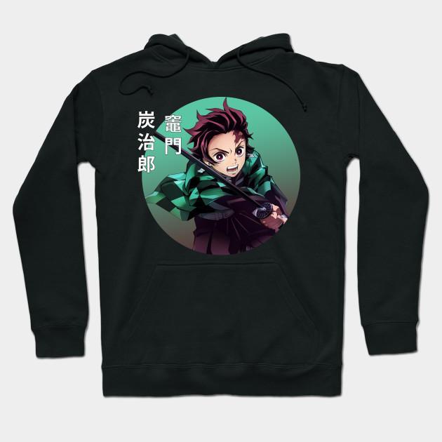 Tanjiro Kamado - Demon Slayer - Kimetsu No Yaiba Pullover Hoodie Sweatshirt V16