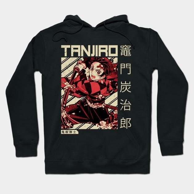 Tanjiro Kamado - Demon Slayer - Kimetsu No Yaiba Pullover Hoodie Sweatshirt V18
