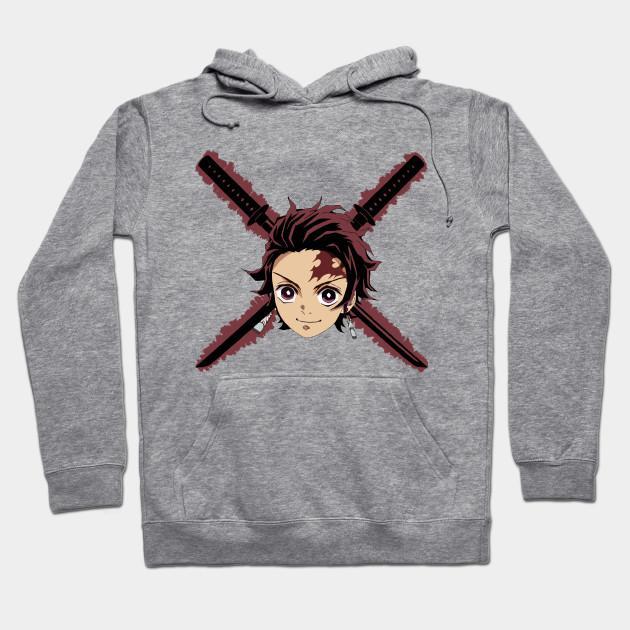 Tanjiro Kamado - Demon Slayer - Kimetsu No Yaiba Pullover Hoodie Sweatshirt V27