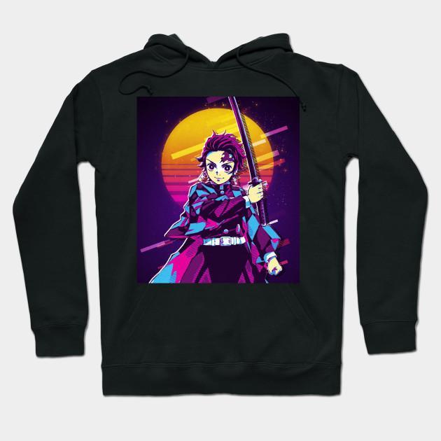 Tanjiro Kamado - Demon Slayer - Kimetsu No Yaiba Pullover Hoodie Sweatshirt V28