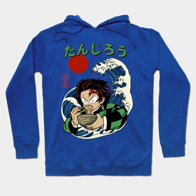 Tanjiro Kamado - Demon Slayer - Kimetsu No Yaiba Pullover Hoodie Sweatshirt V31