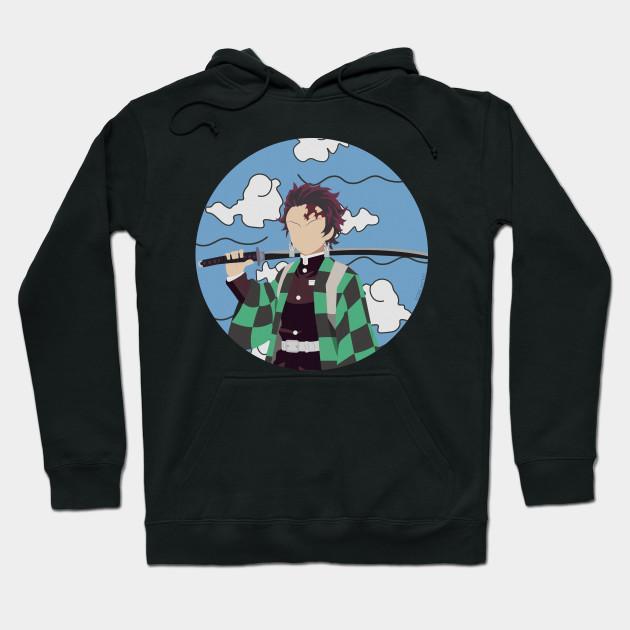 Tanjiro Kamado - Demon Slayer - Kimetsu No Yaiba Pullover Hoodie Sweatshirt V32