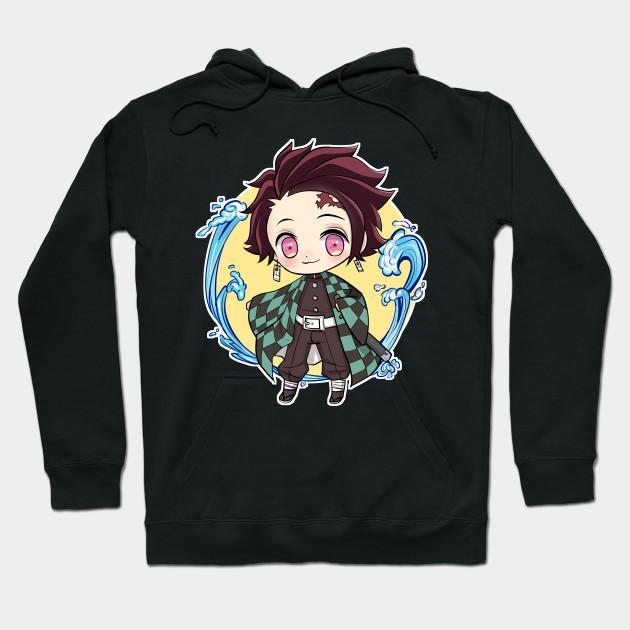 Tanjiro Kamado - Demon Slayer - Kimetsu No Yaiba Pullover Hoodie Sweatshirt V33