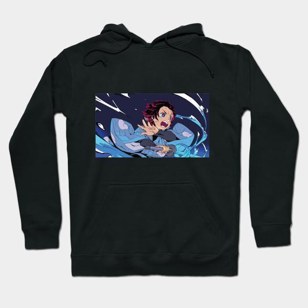 Tanjiro Kamado - Demon Slayer - Kimetsu No Yaiba Pullover Hoodie Sweatshirt V35