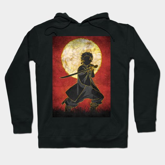 Tanjiro Kamado - Demon Slayer - Kimetsu No Yaiba Pullover Hoodie Sweatshirt V44