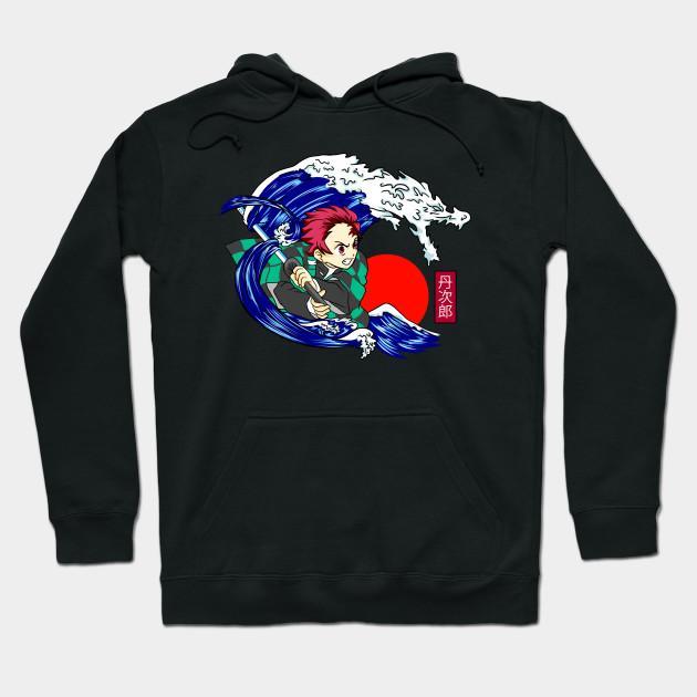 Tanjiro Kamado - Demon Slayer - Kimetsu No Yaiba Pullover Hoodie Sweatshirt V45