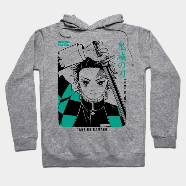 Tanjiro Kamado - Demon Slayer - Kimetsu No Yaiba Pullover Hoodie Sweatshirt V53